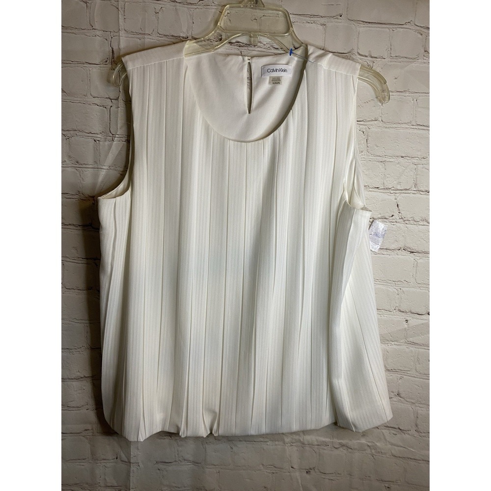 Calvin Klein White Long Sleeve Top